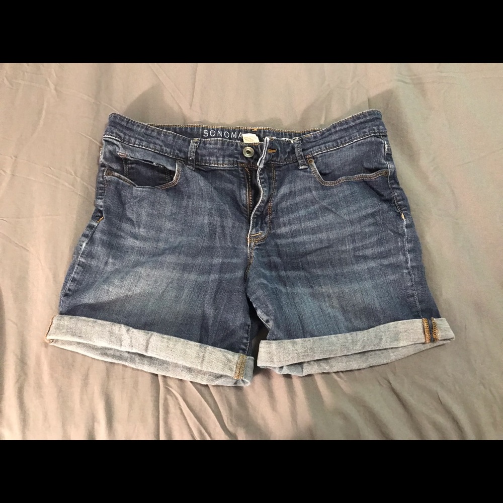Boyfriend Denim Shorts